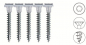 Preview: 500 Magazinschrauben, Spax Universalschraube Vollgewinde 4,0x45mm TX20