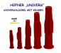 Preview: 50 Universaldübel UNIVERS 10mm mit Kragen