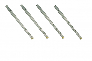 SDS Plus Hammerbohrer 6,5mm x 160/100mm Betonbohrer Steinbohrer Vierschneider