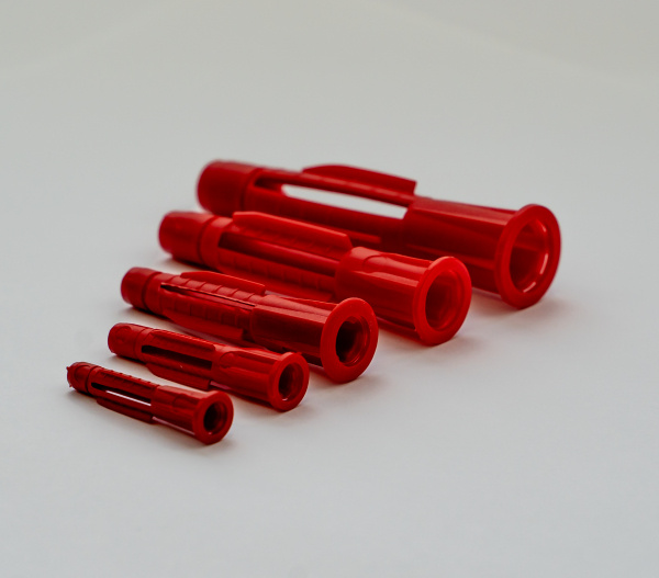 Sortiment Universaldübel "UNIVERS" 100Stk.5mm / 100Stk.6mm / 100Stk.8mm / 50Stk.10mm / 25Stk.12mm mit Kragen