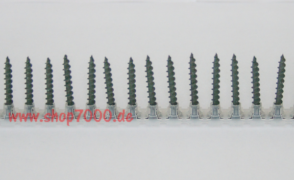 1000 Magazinschrauben, Schnellbauschrauben Grobgewinde 3,9x41mm