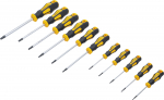 Schraubendreher-Satz | T-Profil (für Torx) mit Bohrung T6 - T40 | 11-tlg.